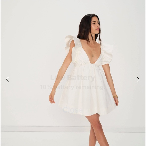 🤍FOR LOVE AND LEMONS CLEMENTINE MINI DRESS🤍 - Picture 4 of 4